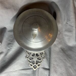 Vintage Stede Pewter Porringer Bowl with Lid